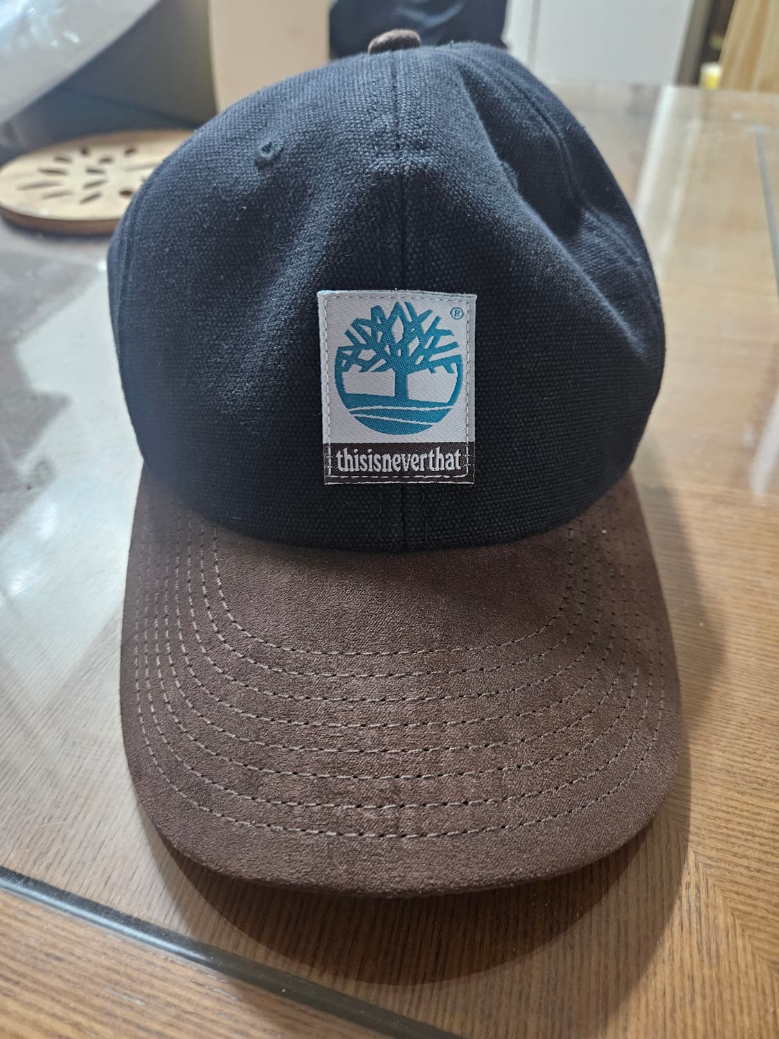 디네댓 팀버랜드 워시드 캡  블랙 상품이미지1