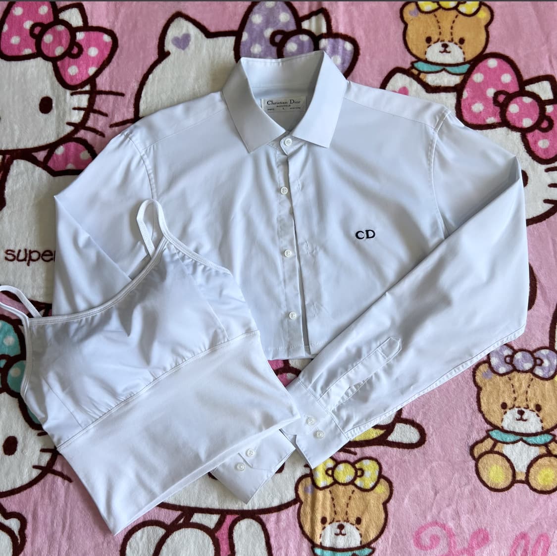 디올 빈티지 나시셋트 크롭 리폼 상품이미지2