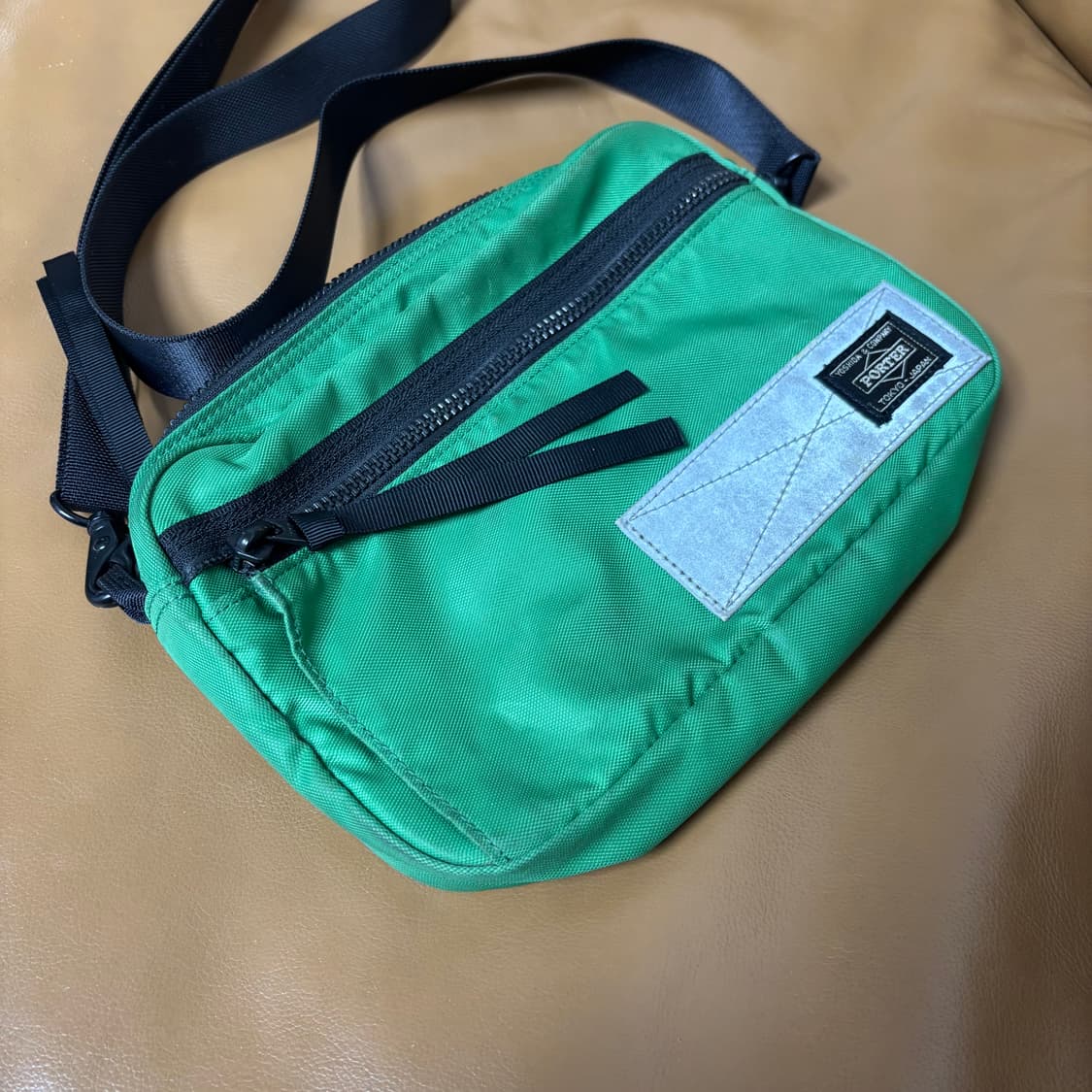 PORTER 포터 크로스백 숄더백 샤코슈 가방 레이즈 그린 상품이미지3