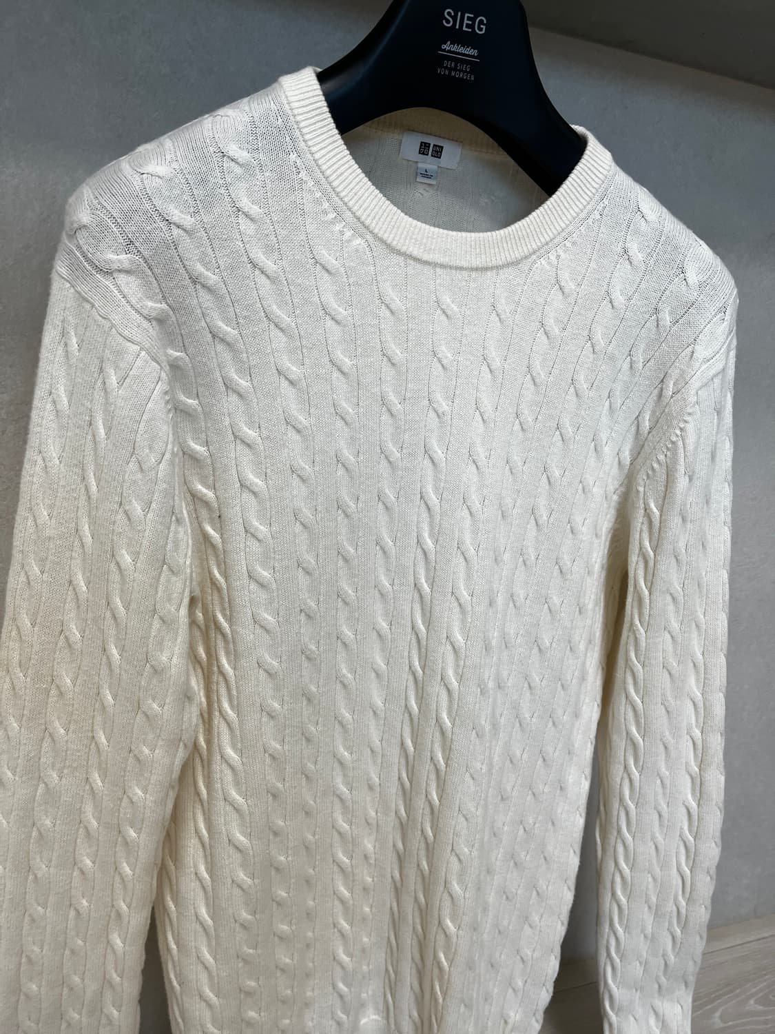 Uniqlo 유니클로 꽈배기니트 (캐시5%) 상품이미지2