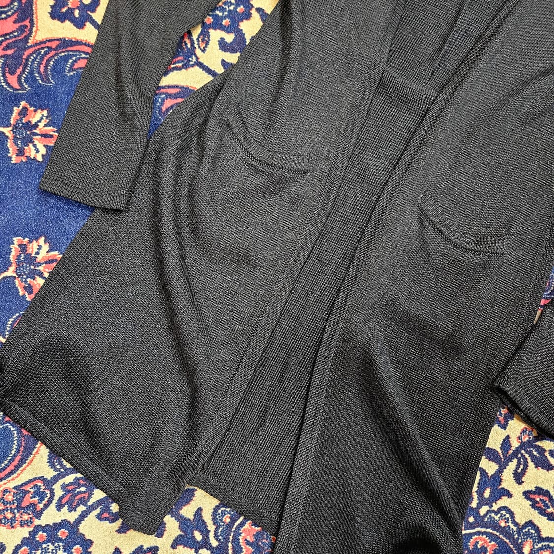 랄프로렌 블랙라벨 Silk 100% 베이직 가디건 자켓 S size 상품이미지2