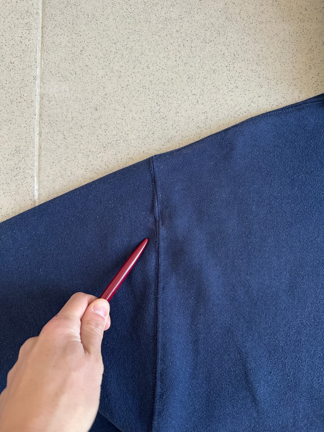 90s 빈티지 러셀 후드집업 네이비 L USA 상품이미지9