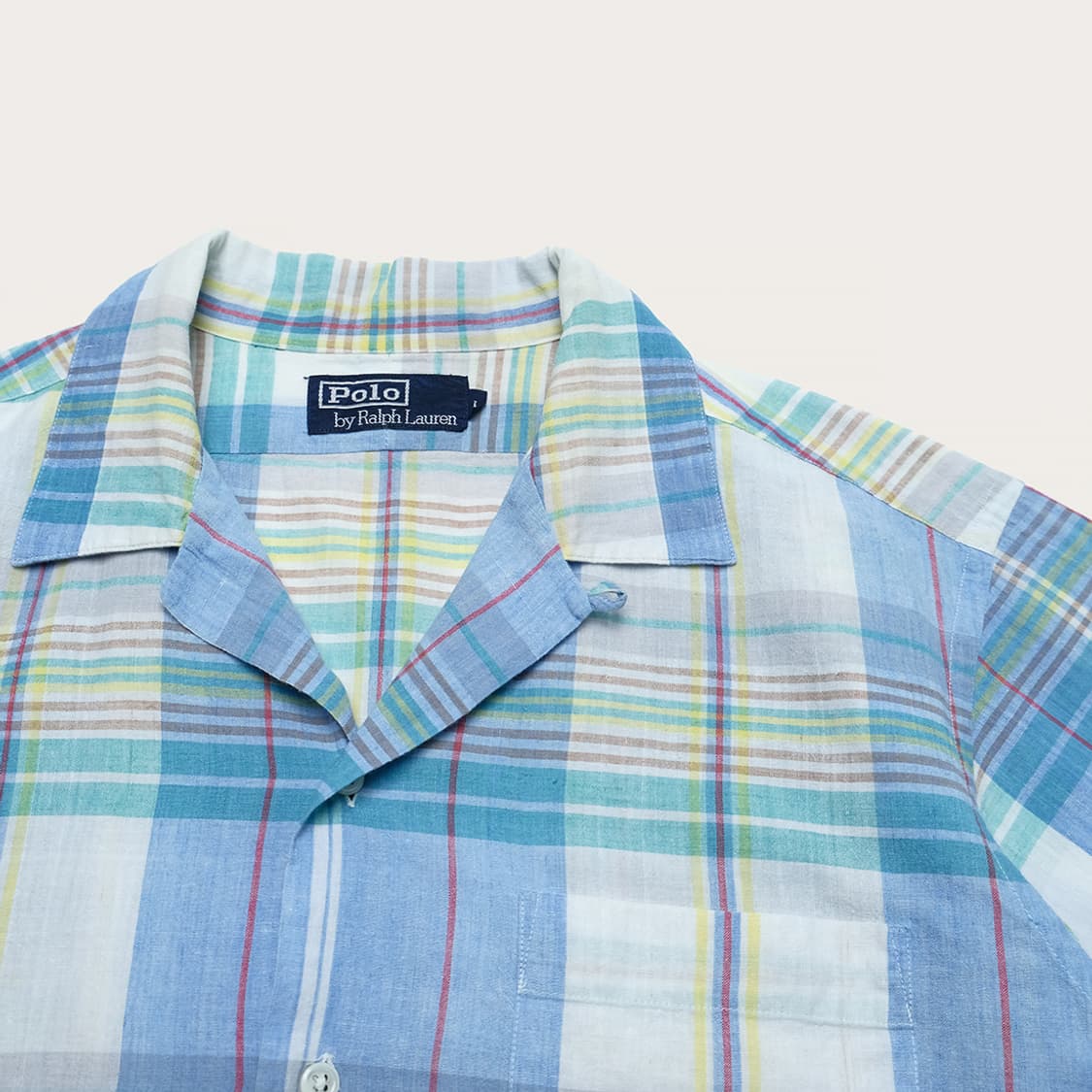 open collar check shirt 상품이미지3