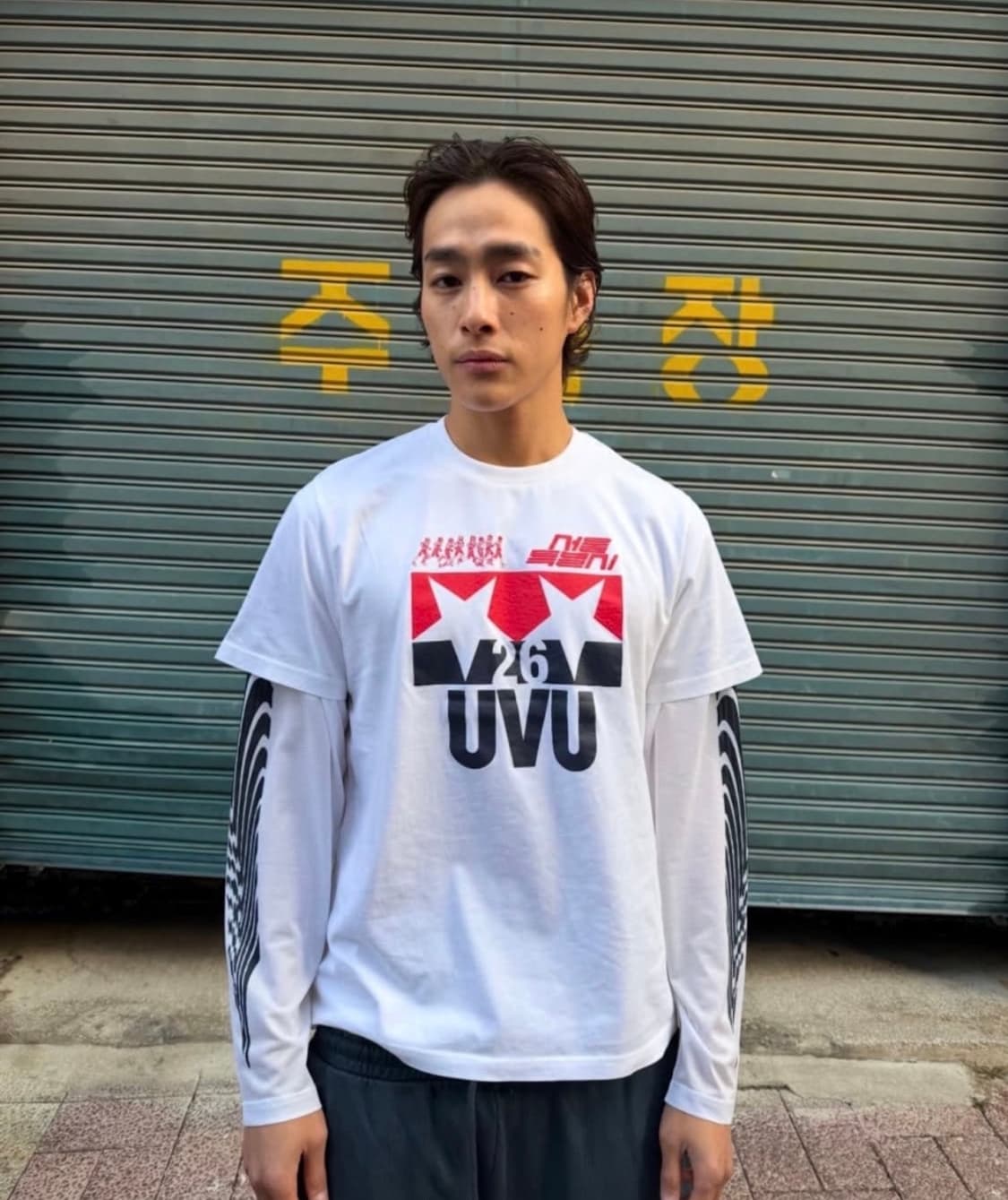 새상품) Uvu 서울 티셔츠 화이트 M 상품이미지1