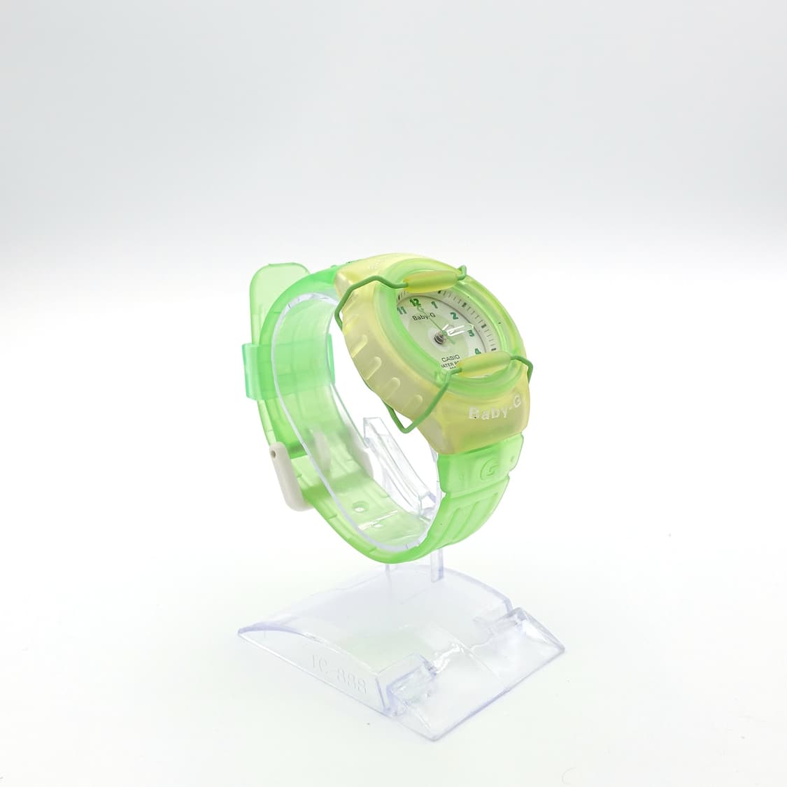 Gshock baby-g 지샥 베이비지 클리어 옐로 그린 한정 젤리 시계 상품이미지5