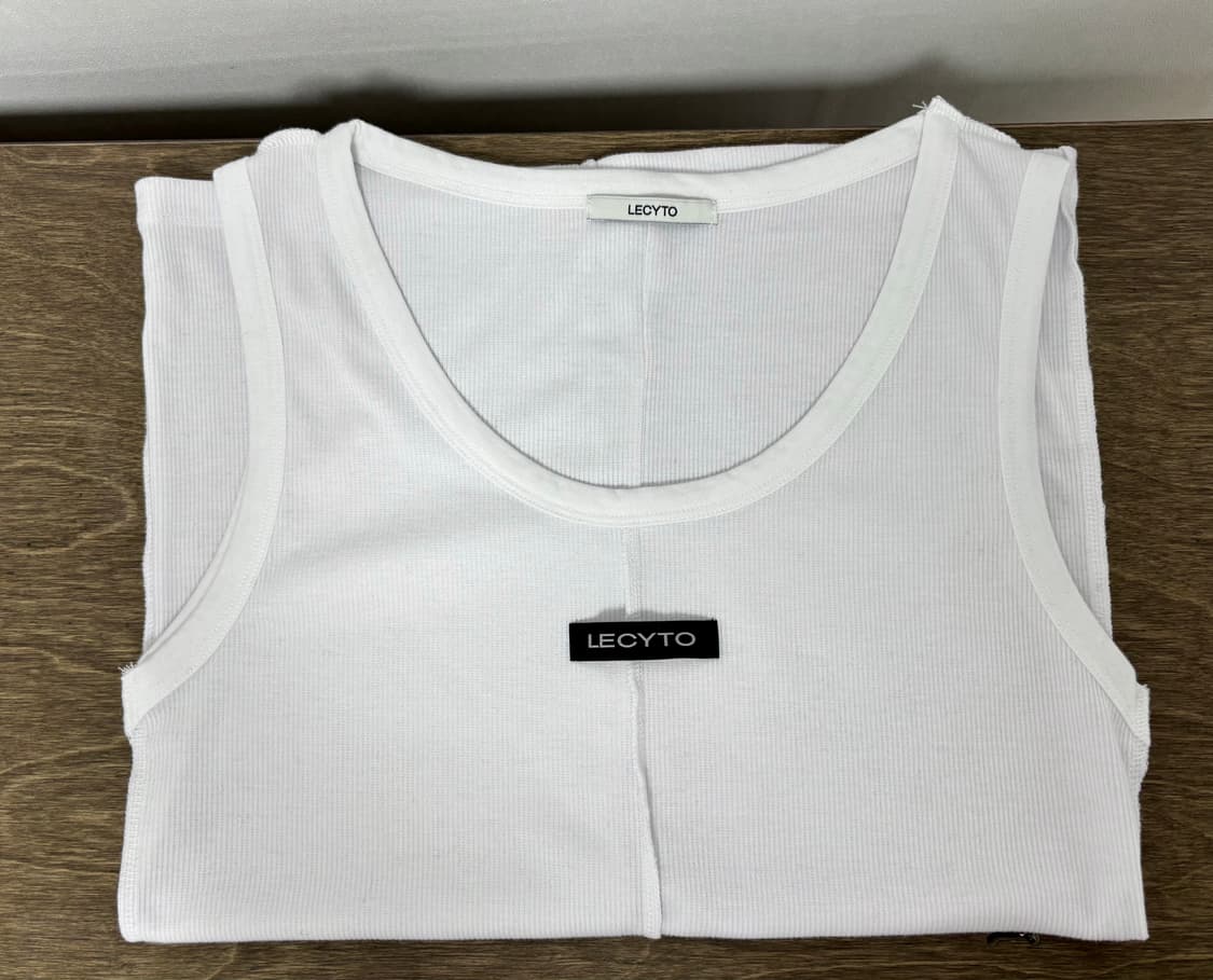 essential logo sleeveless 상품이미지2