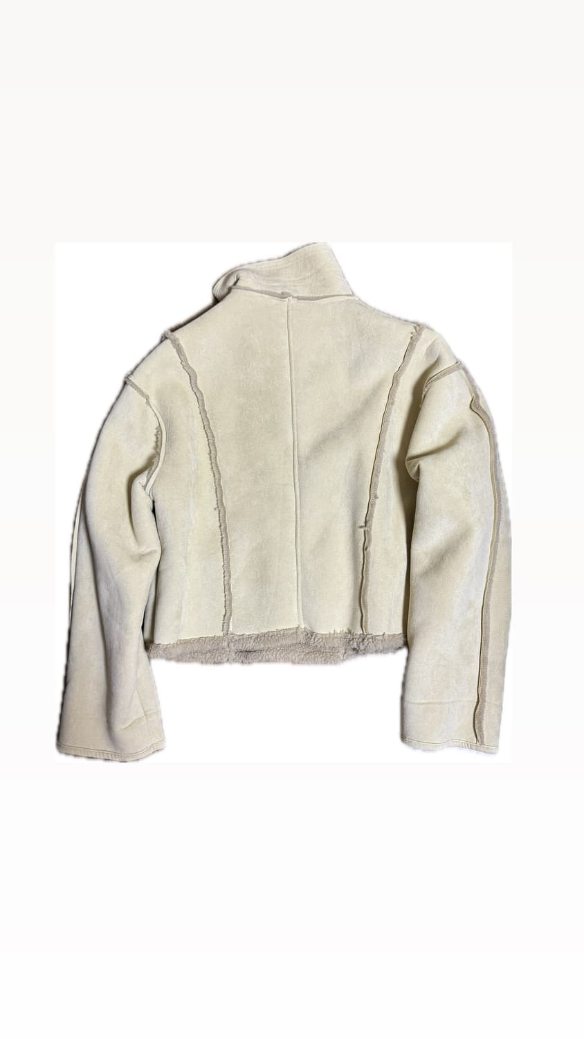 베이지 아이보리 무스탕 릿킴 서울베이스드 어텀 카키포인트 마뗑킴 미스치프 상품이미지3