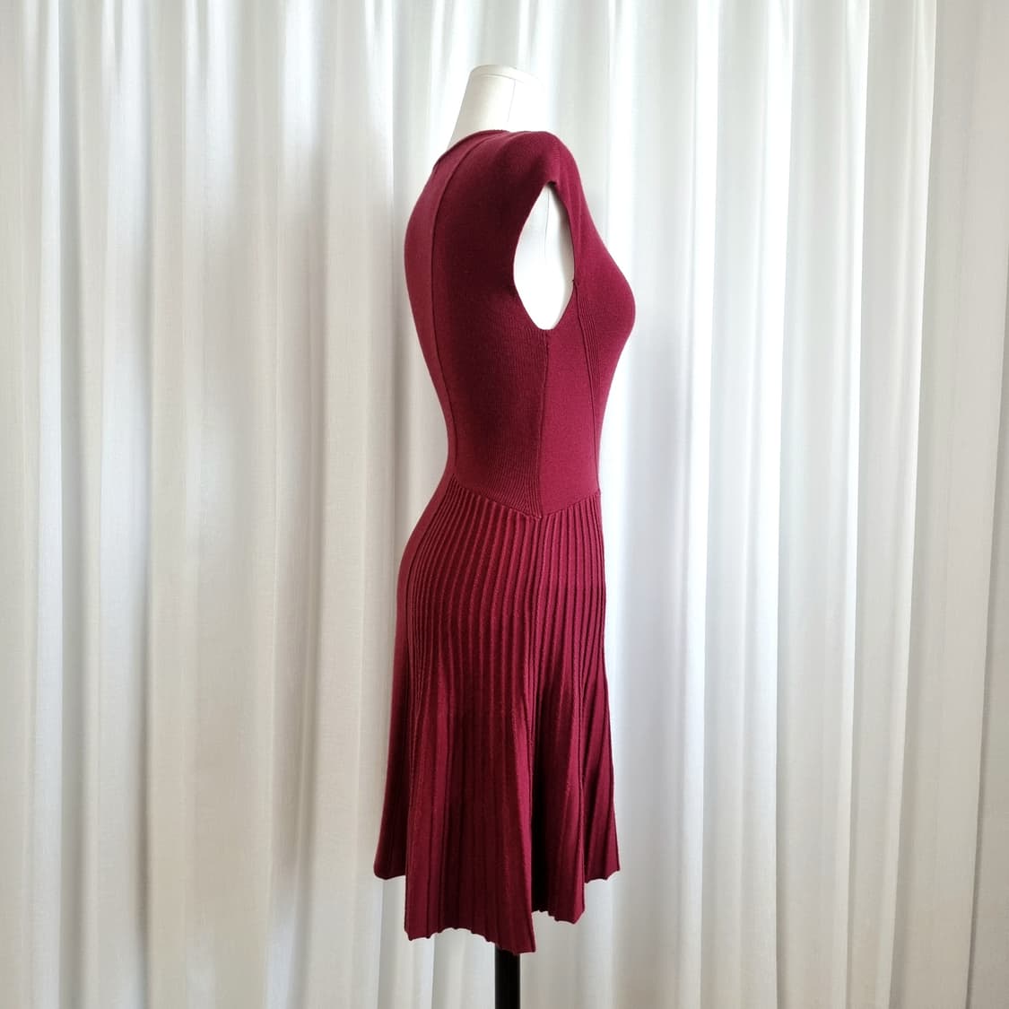 한섬 MINE 마인 울100% 숏슬리브 원피스 (4455) 상태양호×좋음 상품이미지2