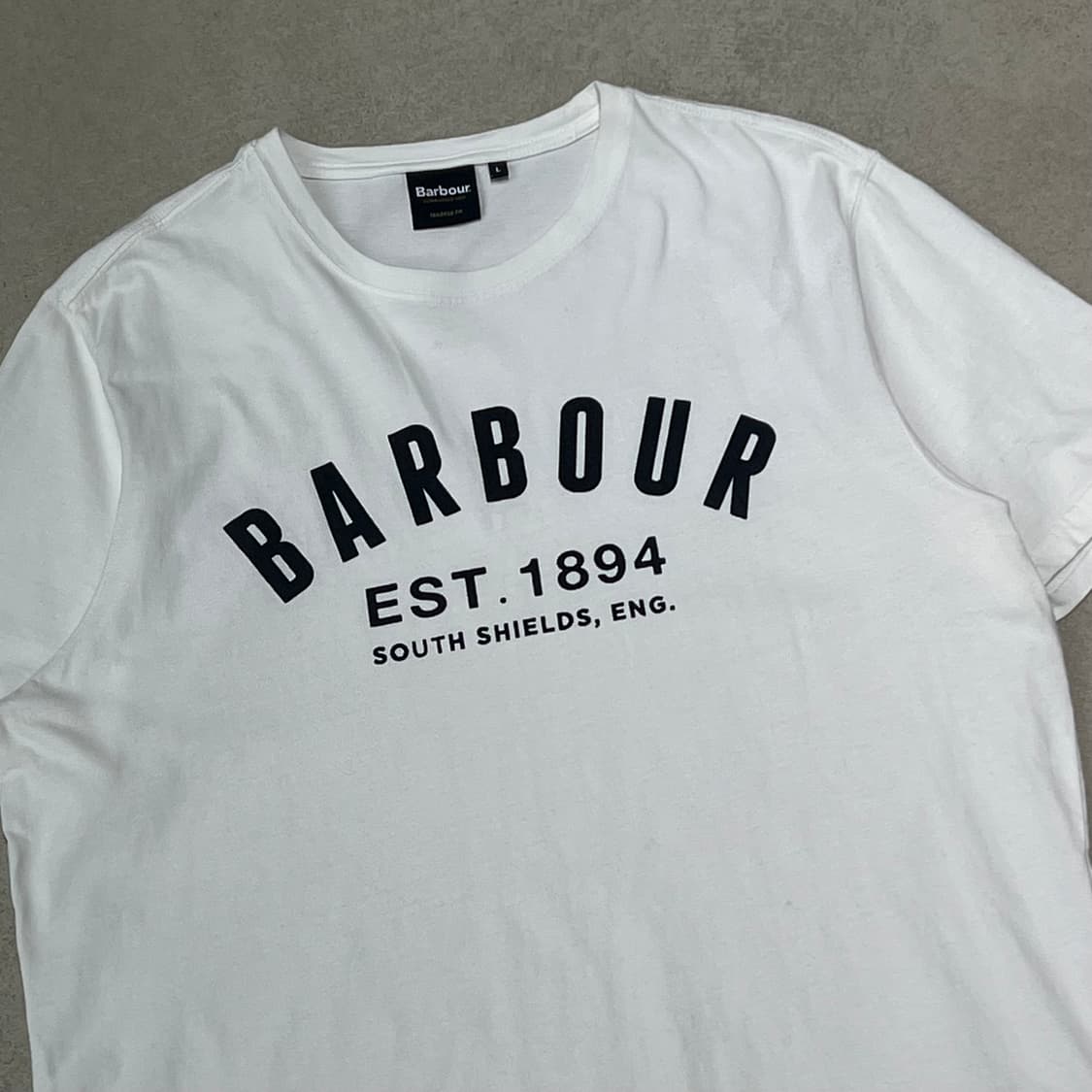 바버 로고 반팔티셔츠 s10183 상품이미지3