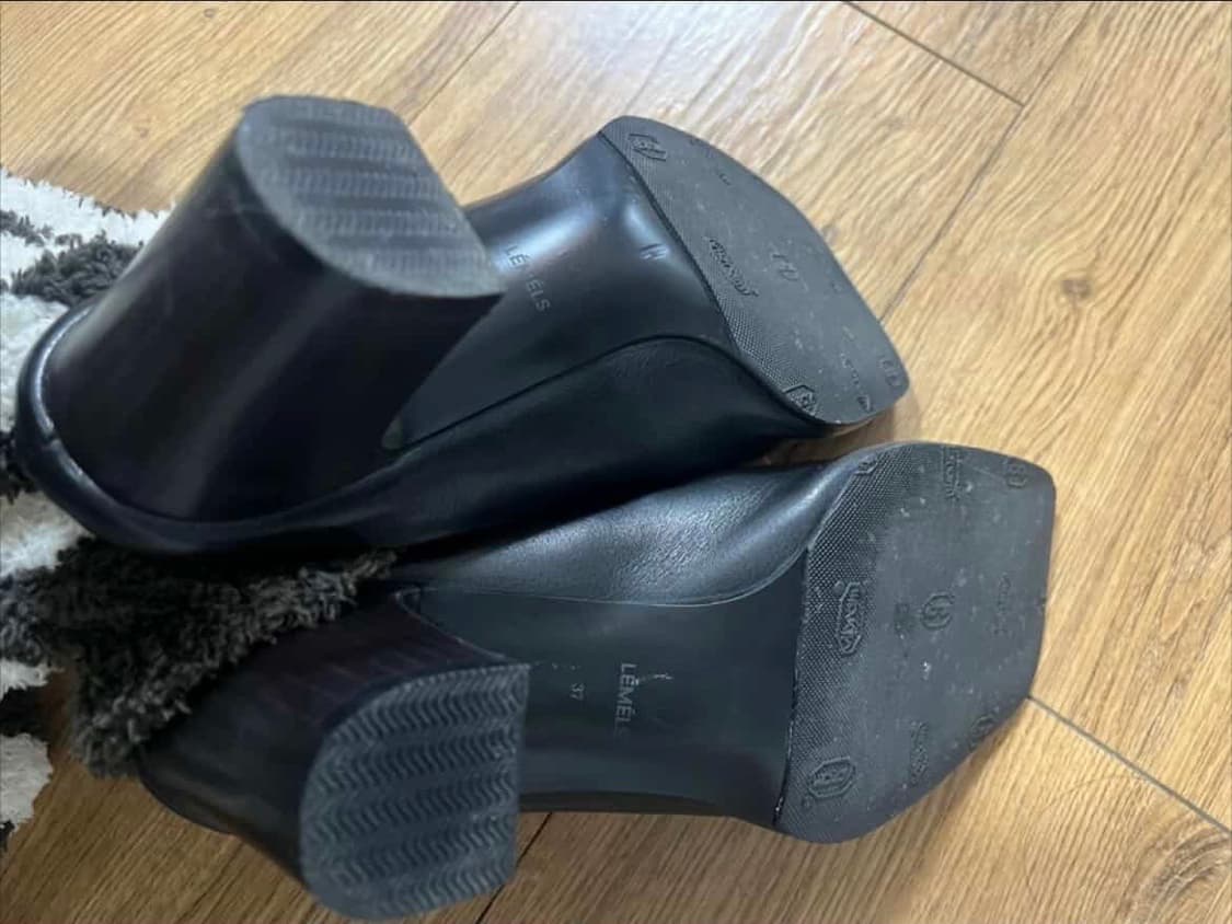 LEMELS IRIS MULE HEEL BLACK 37 상품이미지7