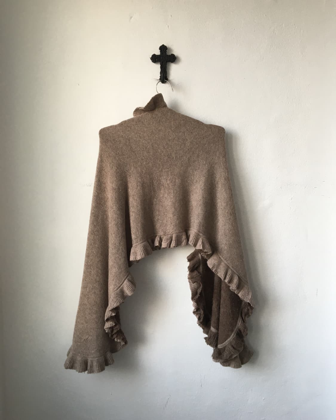 Frill knit cape muffler 상품이미지2