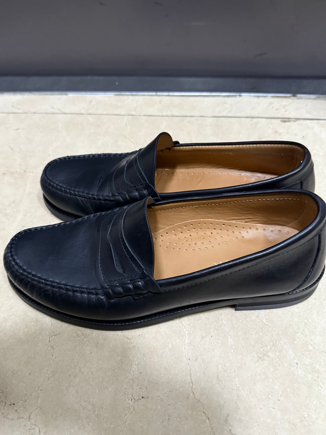 팔러 Black Calf skin Moccasin Penny Loafer 상품이미지2