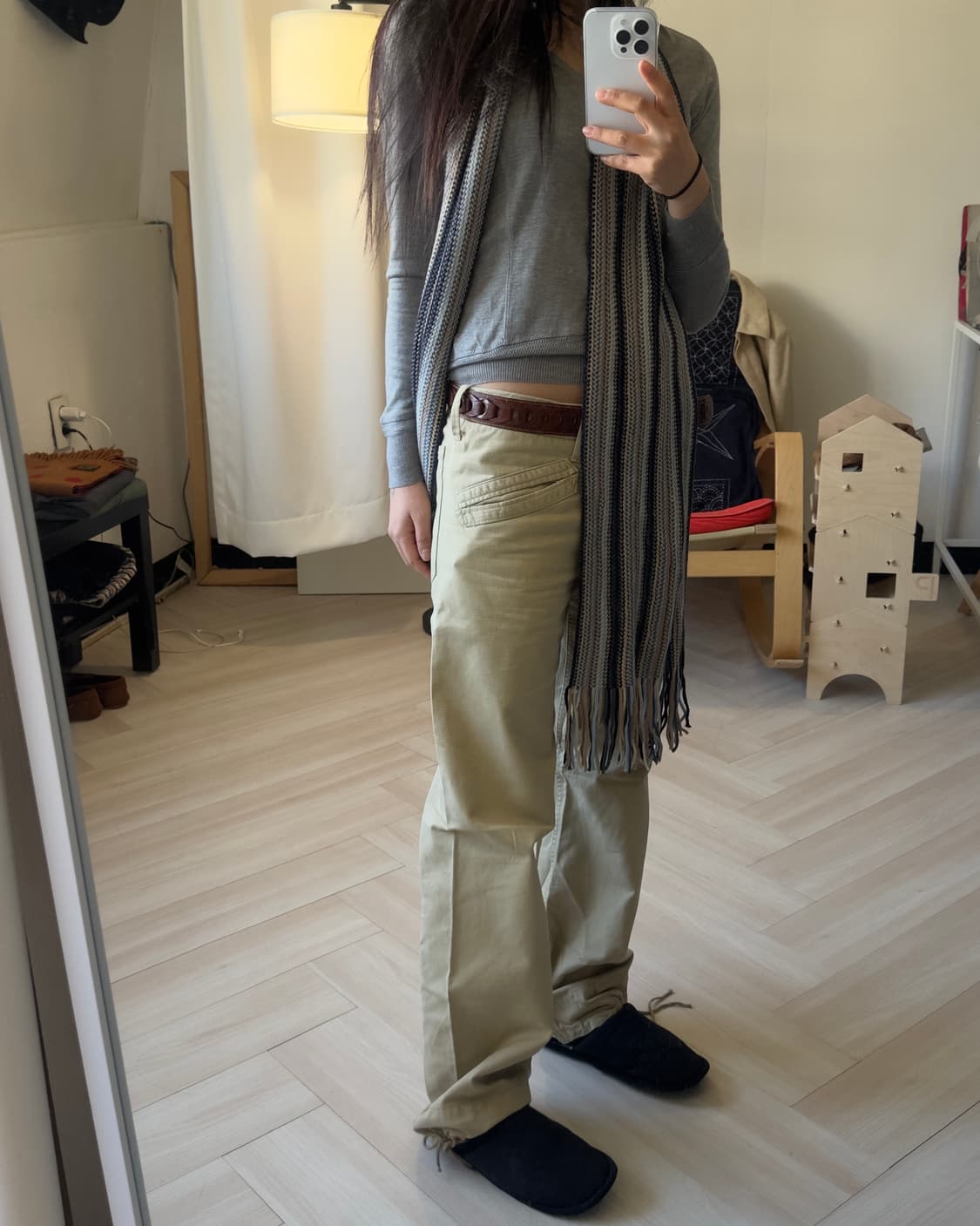 [Little Moorland] knit muffler 상품이미지4