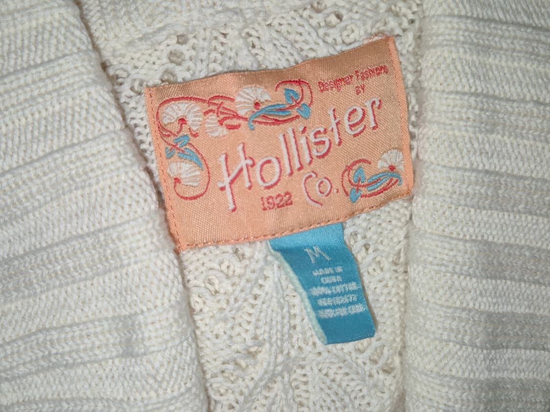 Hollister 2000s Cream sweater Cardigan 상품이미지2