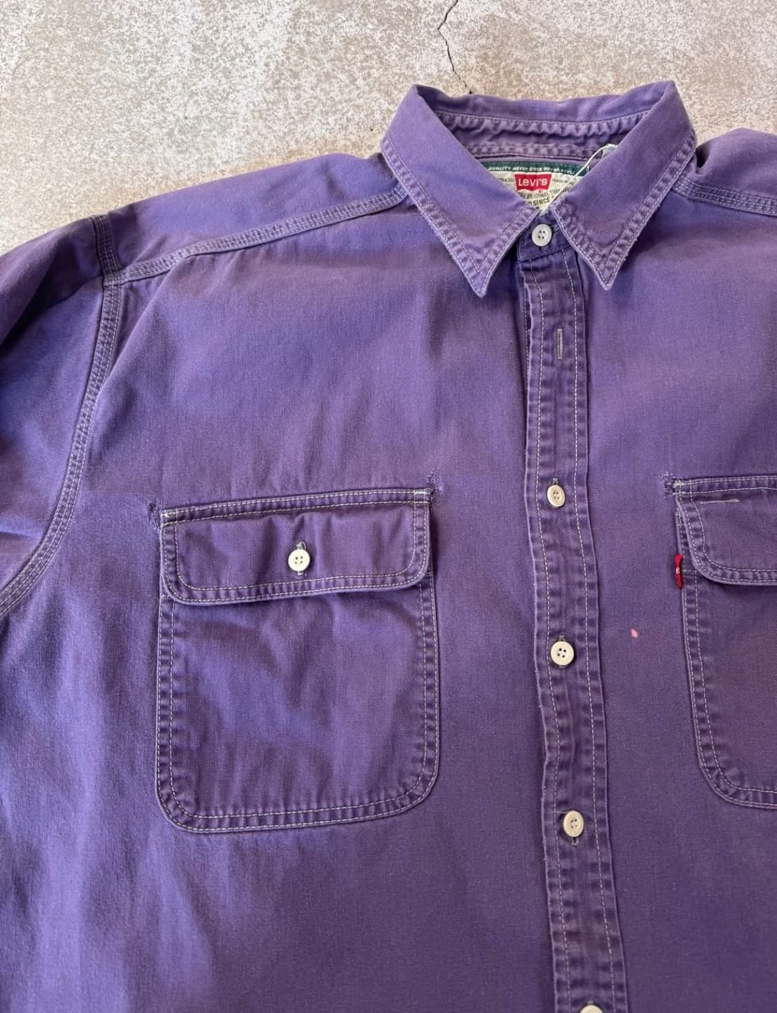 90s 리바이스 코튼 셔츠 상품이미지3