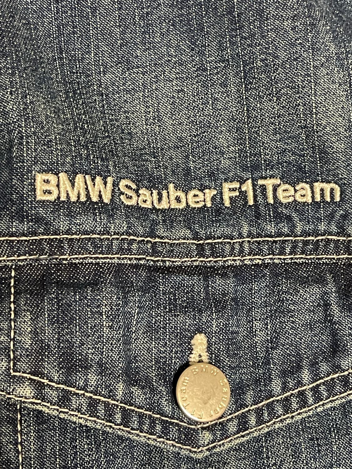 BMW Sauber F1 데님 자켓 청자켓 XL 상품이미지7