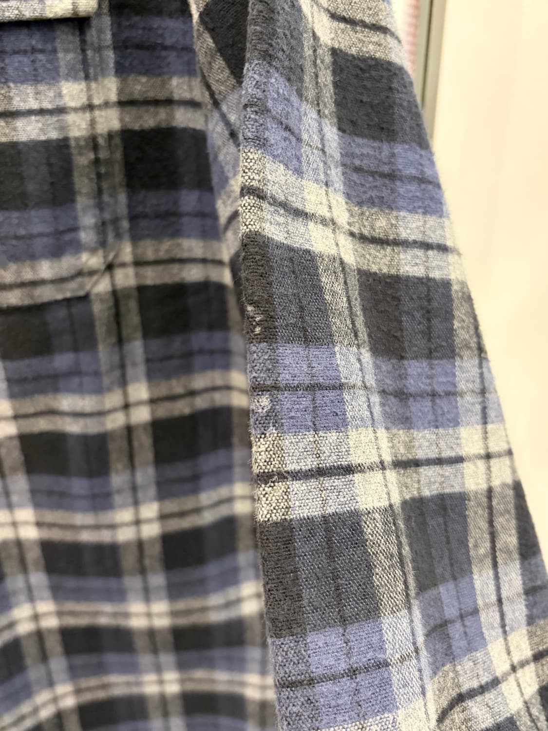 00s L.L.Bean 엘엘빈 헤비코튼 샤모아 플란넬 체크 셔츠 상품이미지8