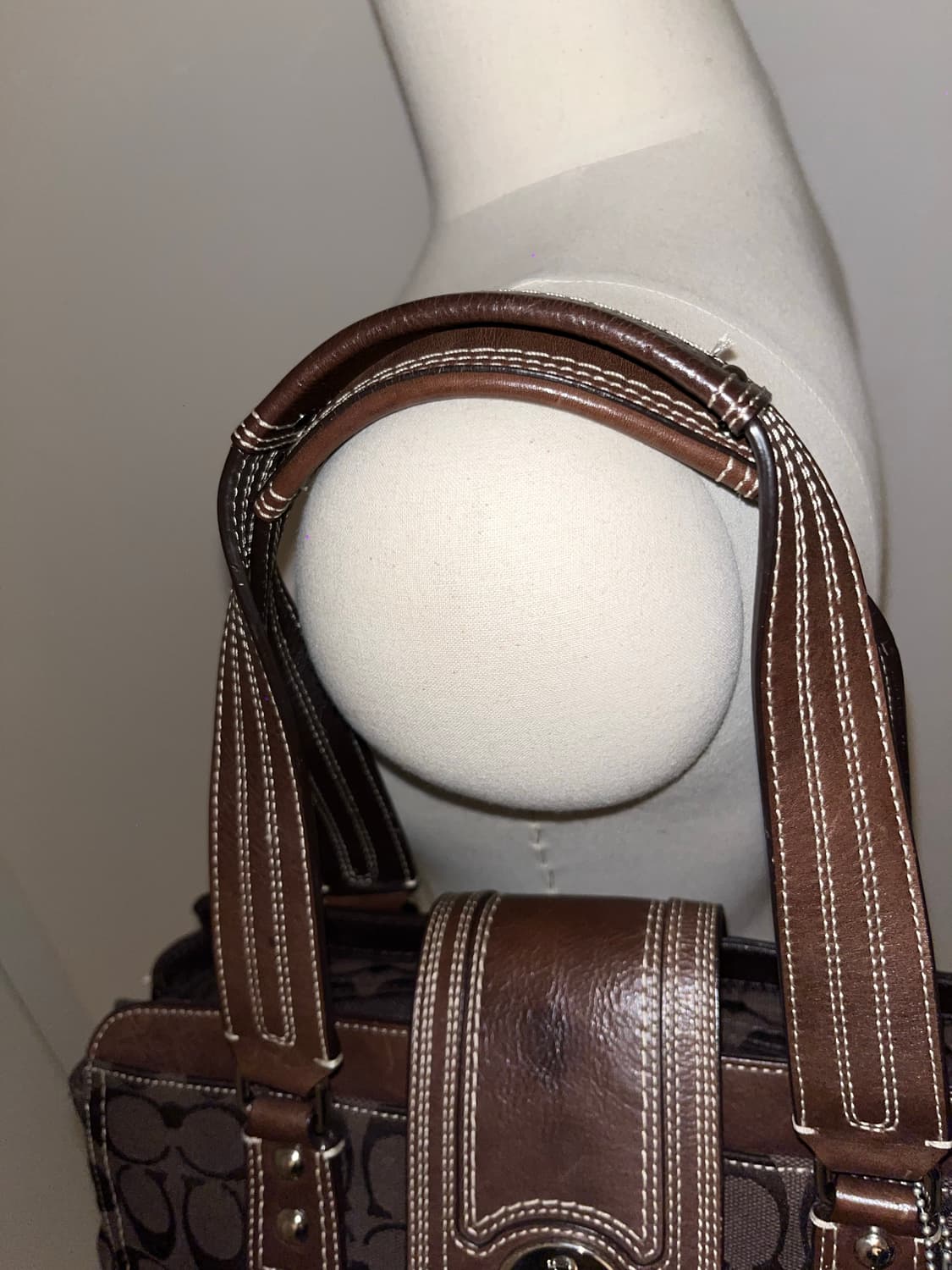 📦 Coach All Brown Shoulder Bag 상품이미지8