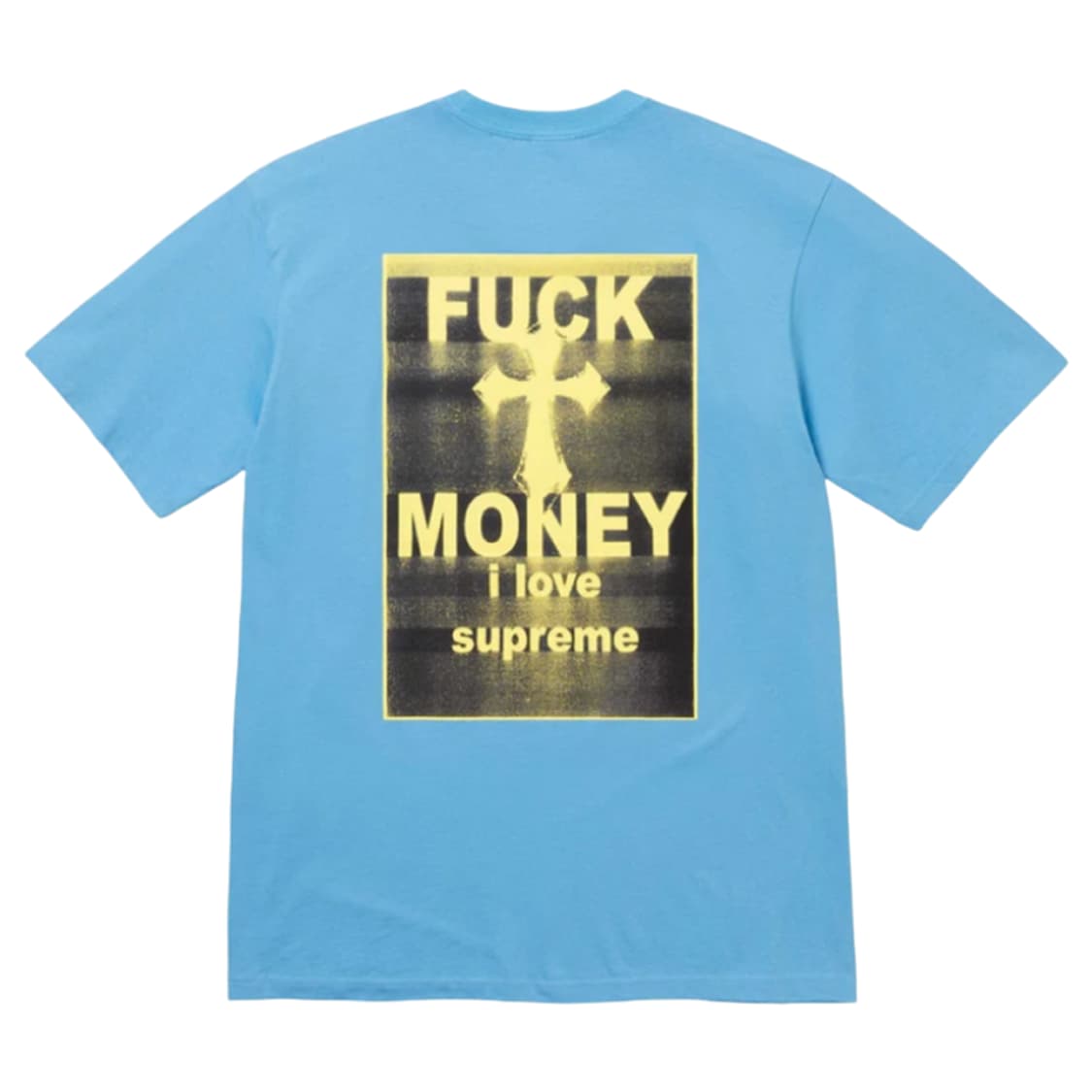 슈프림 퍽 머니 티셔츠 브라이트 블루 L 상품이미지1