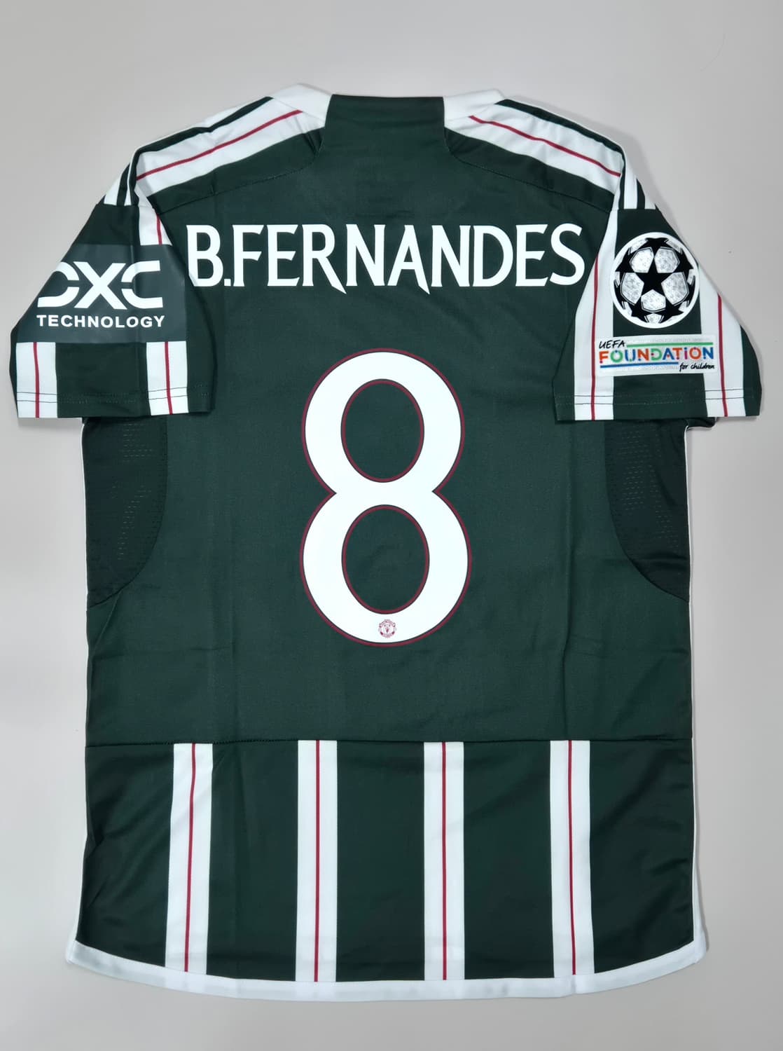 23-24 맨유 브루노 페르난데스 원정 유니폼 챔스패치 M 상품이미지1