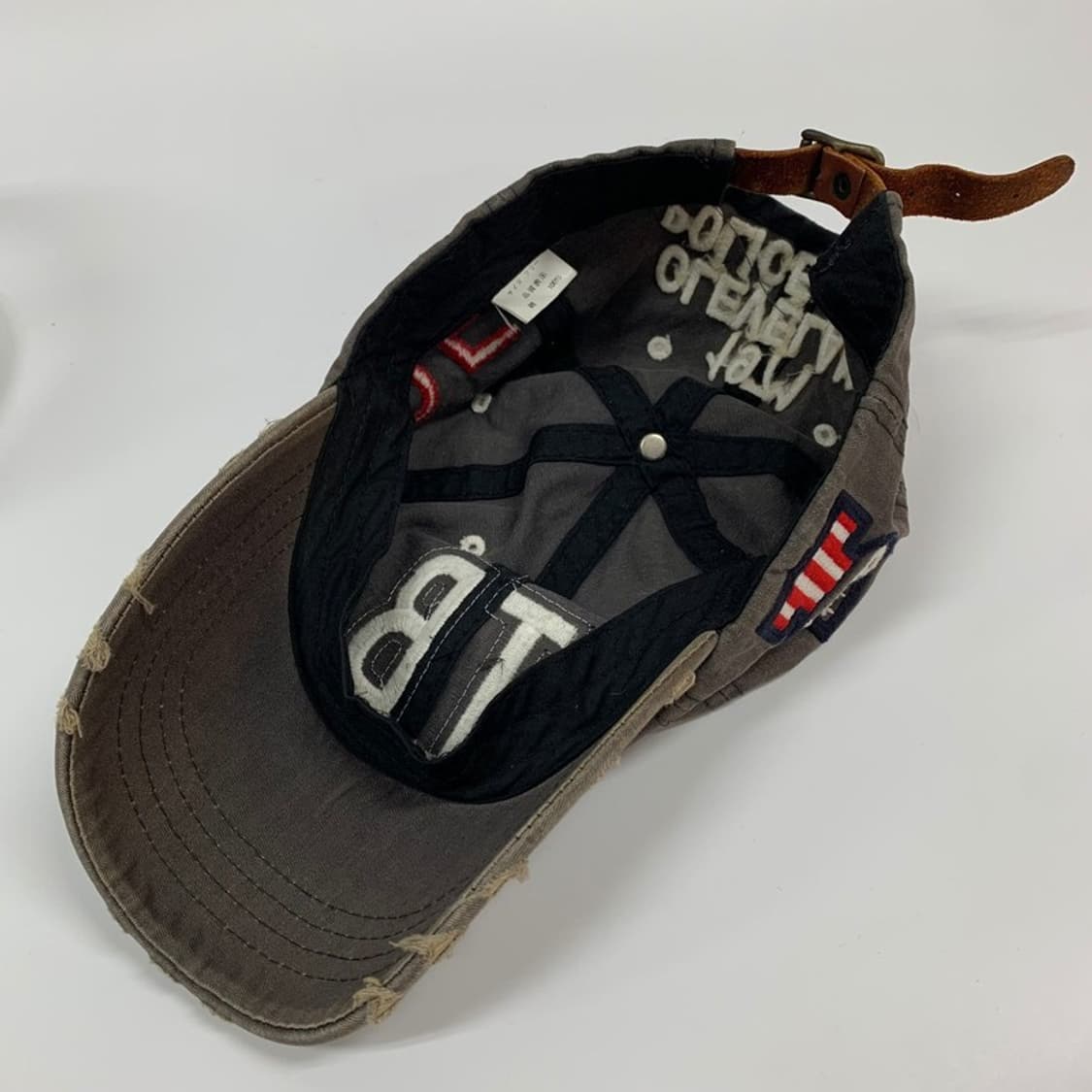 일본빈티지 1971 클리블랜드 폴리스 데미지 워싱 볼캡 상품이미지5