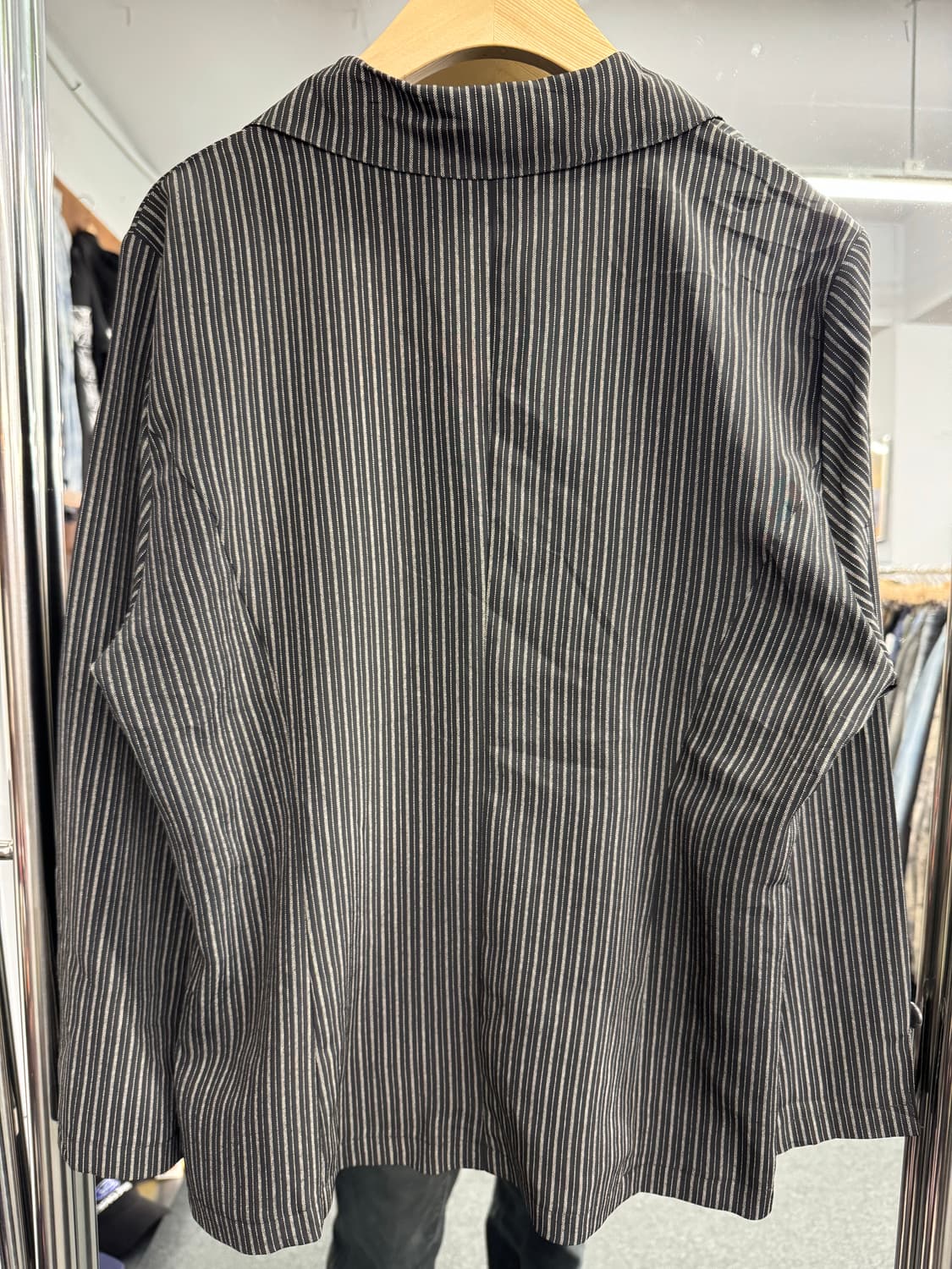 재패니즈 빈티지 우먼스 스트라이프 셔츠 상품이미지4
