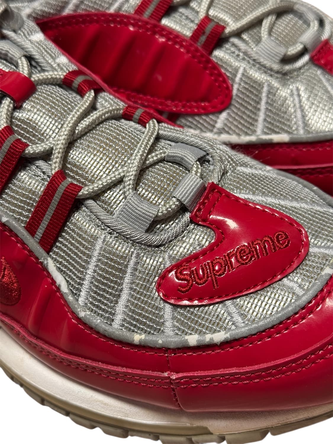 [270]나이키 x 슈프림 에어맥스 98 바시티 레드 16SS 상품이미지6