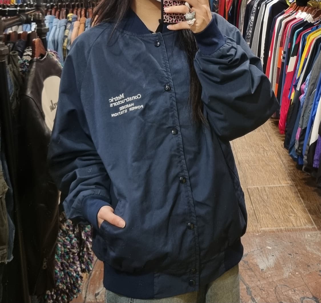 [Hi] vtg 빈티지 야구점퍼 네이비 상품이미지2