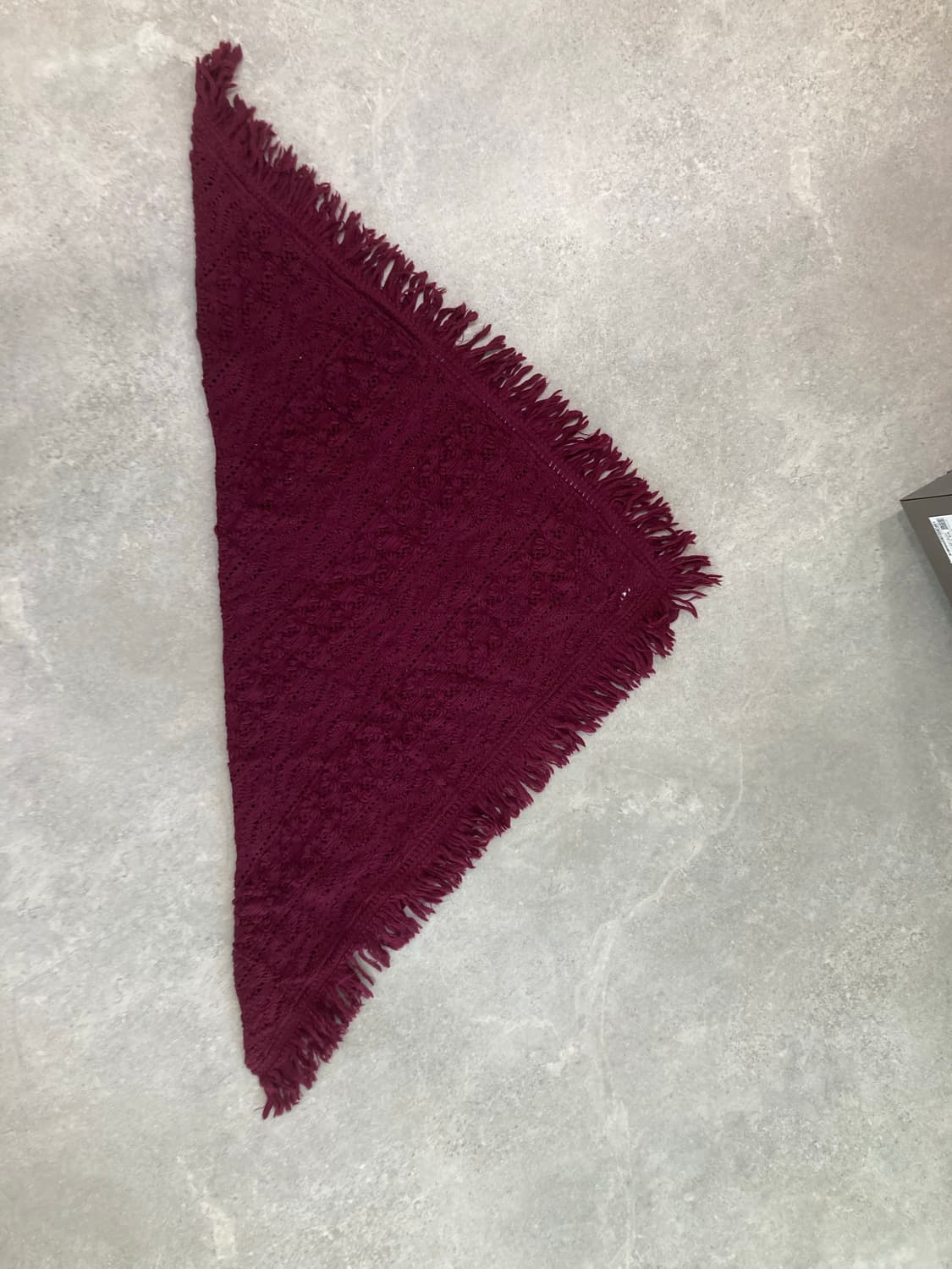 이세이미야케 IS wool100% 사각 숄/목도리 상품이미지3