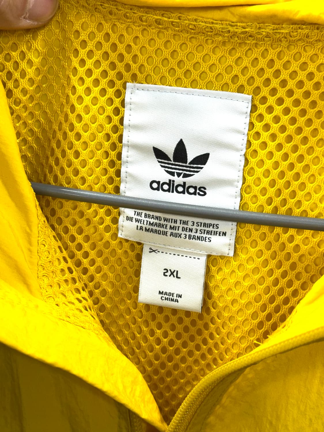 아디다스 오리지널스 LW 팝 자켓 옐로우 2XL 상품이미지9