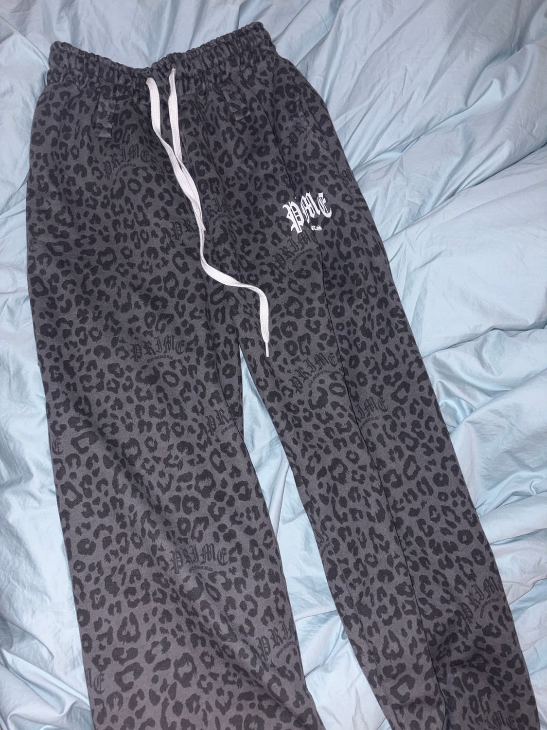 프라임멤버스 레오파드 조거팬츠 안유진 바지 상품이미지1