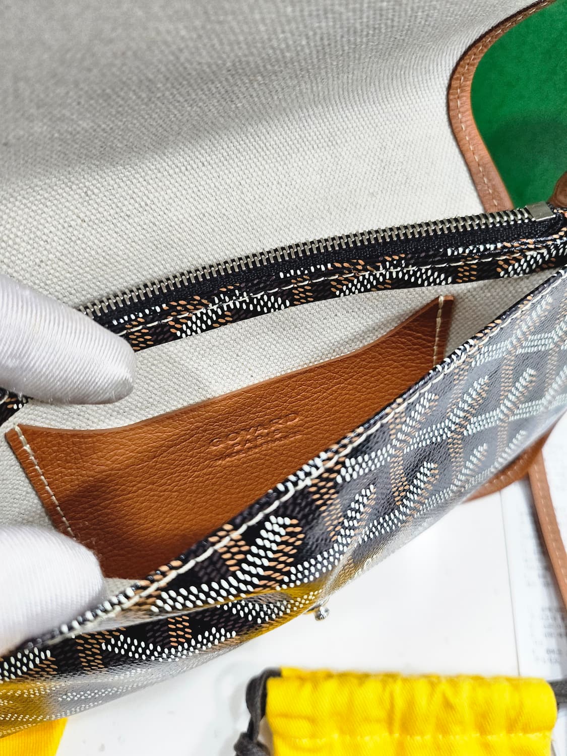 [정품] LV 루이비통 플뤼메 클러치 지갑 크로스백 상품이미지3