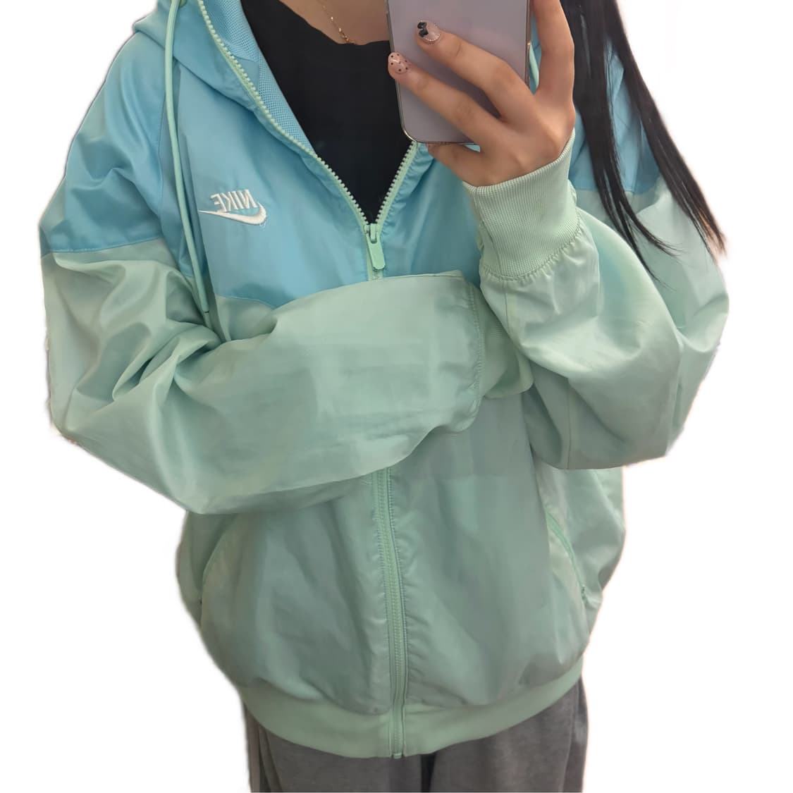 🩵나이키 NSW 민트 하늘 윈드러너 바람막이🩵 상품이미지1