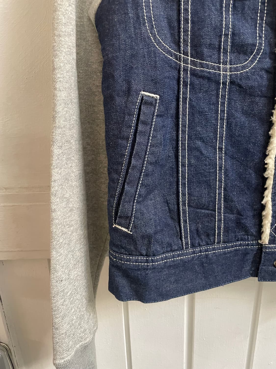 LEE x MERCIBEAUCOUP 메르시보꾸 양털 자켓 상품이미지6