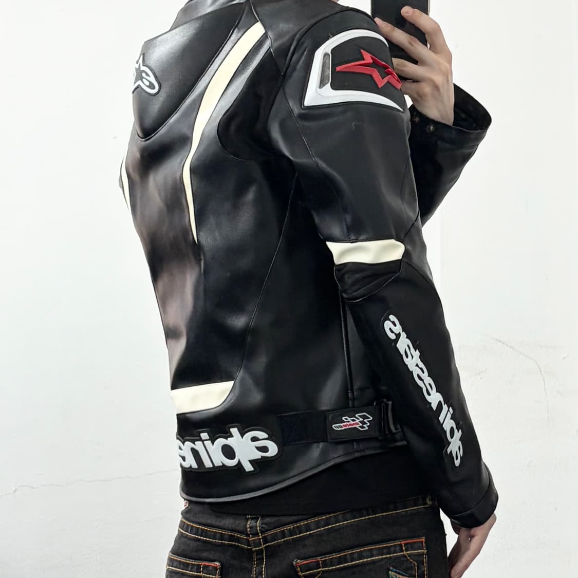 알파인스타 레더 레이싱 자켓 상품이미지4