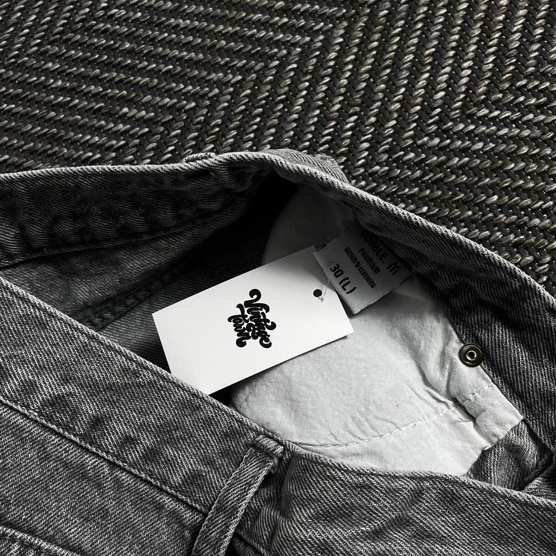 빈티지 우먼스 데님 커팅 숏 팬츠o 4207 상품이미지3