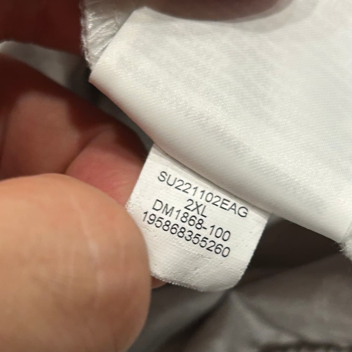 [2XL] 나이키 조던 스테이트먼트 화이트 바람막이 후드 자켓 A954 상품이미지10