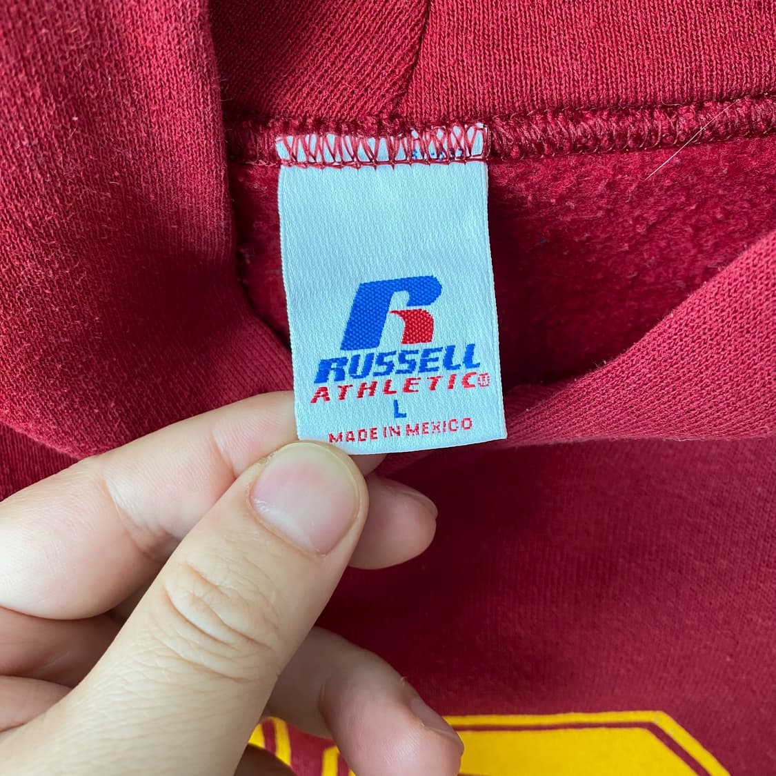 (L)빈티지 러셀 USC 스웨트 후드티셔츠 상품이미지3