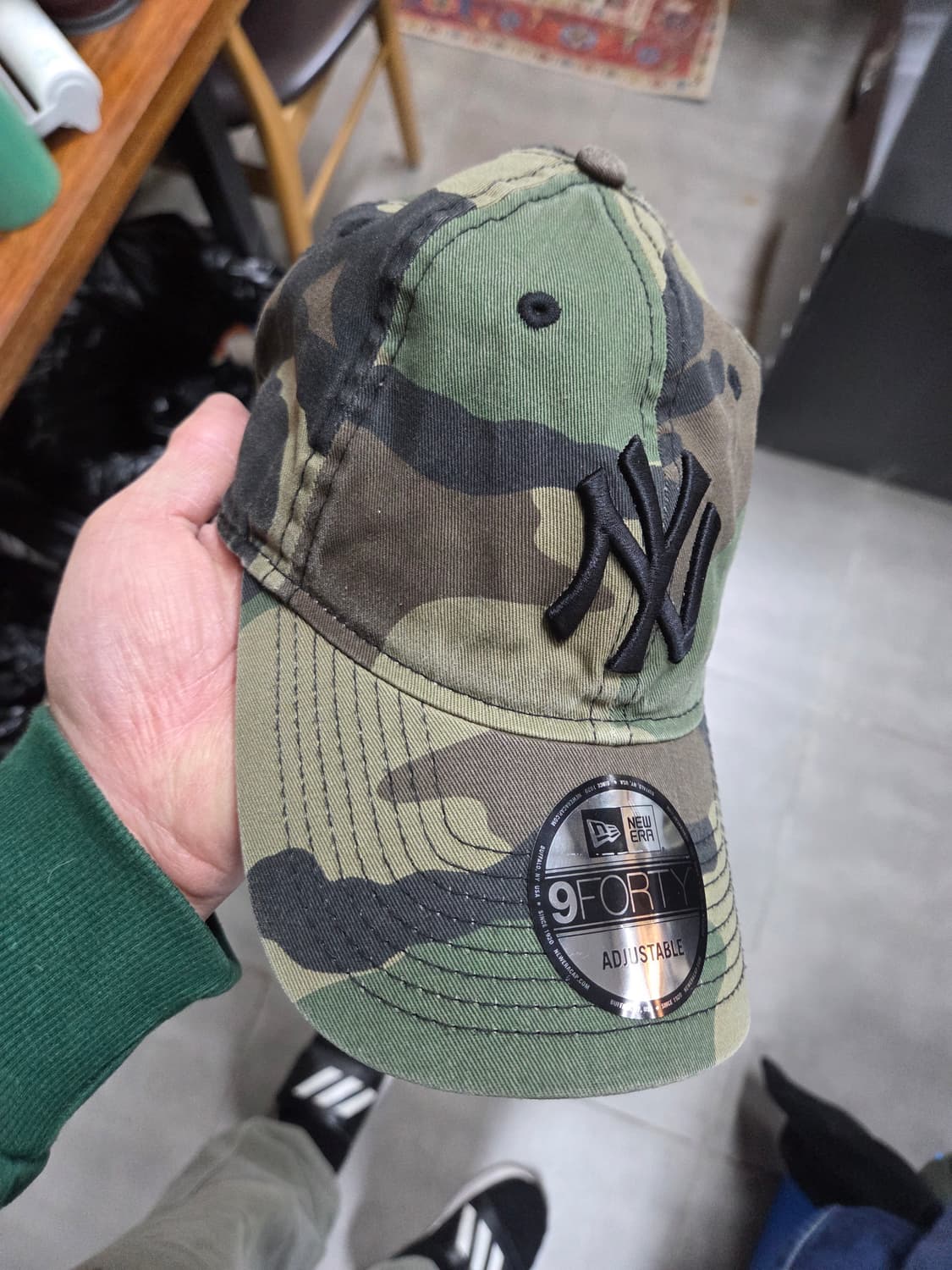 뉴에라 우드랜드 카모 뉴욕양키즈 볼캡 모자 프리  상품이미지6