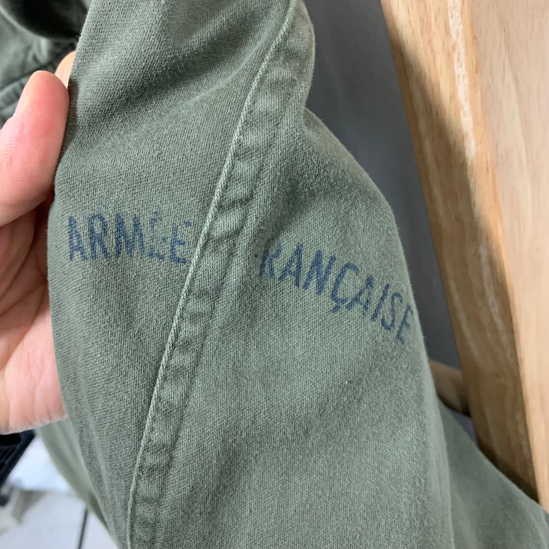 70s 프렌치 밀리터리 프랑스군 오리지널 M-64 필드 파카 상품이미지5