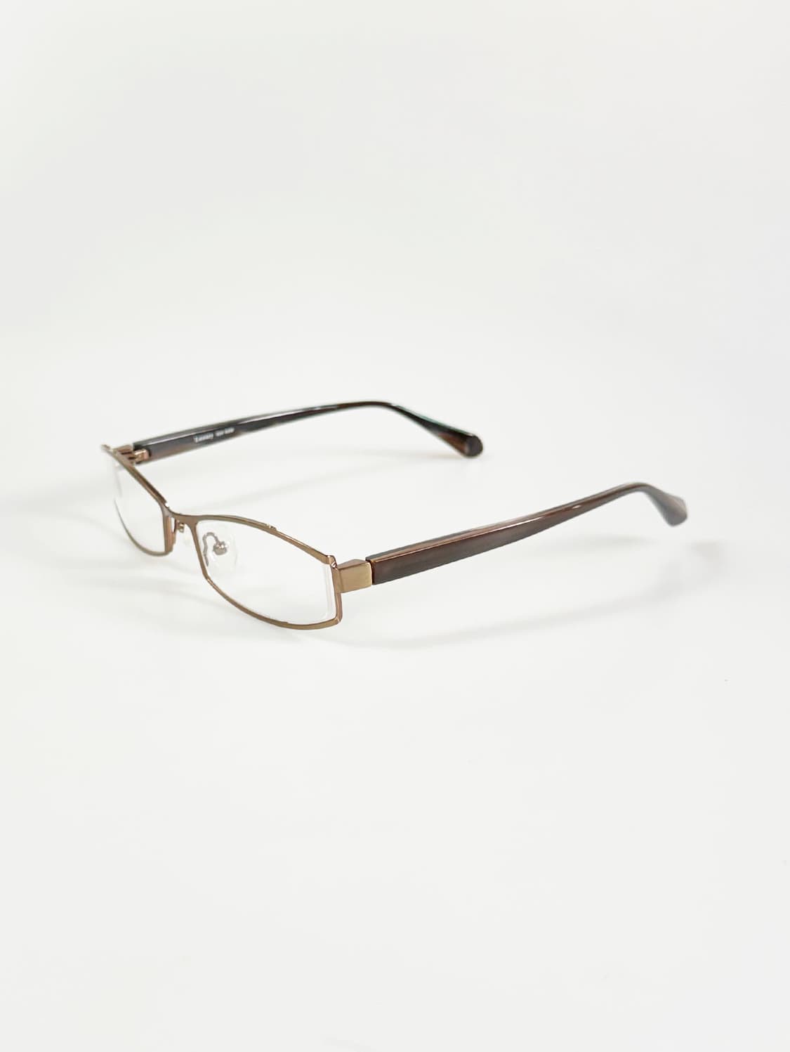 LUXURY EYEWEAR 브론즈 슬림 스퀘어 메탈 빈티지 안경 상품이미지3