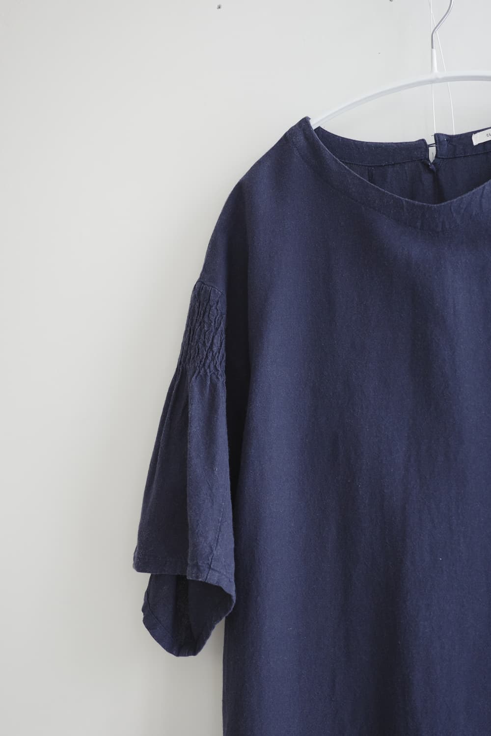 CLOUDNINE 네이비 플레어 소매 원피스 상품이미지4