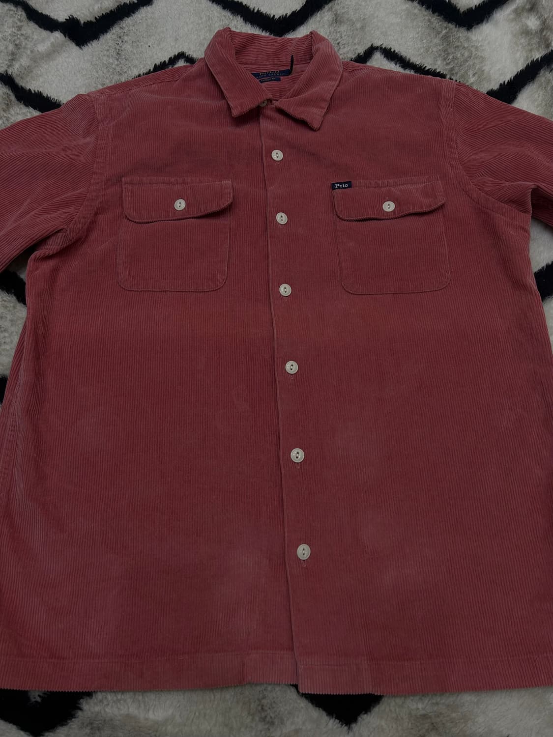[M]폴로랄프로렌 투포켓 코듀로이 셔츠/인디핑크 상품이미지4