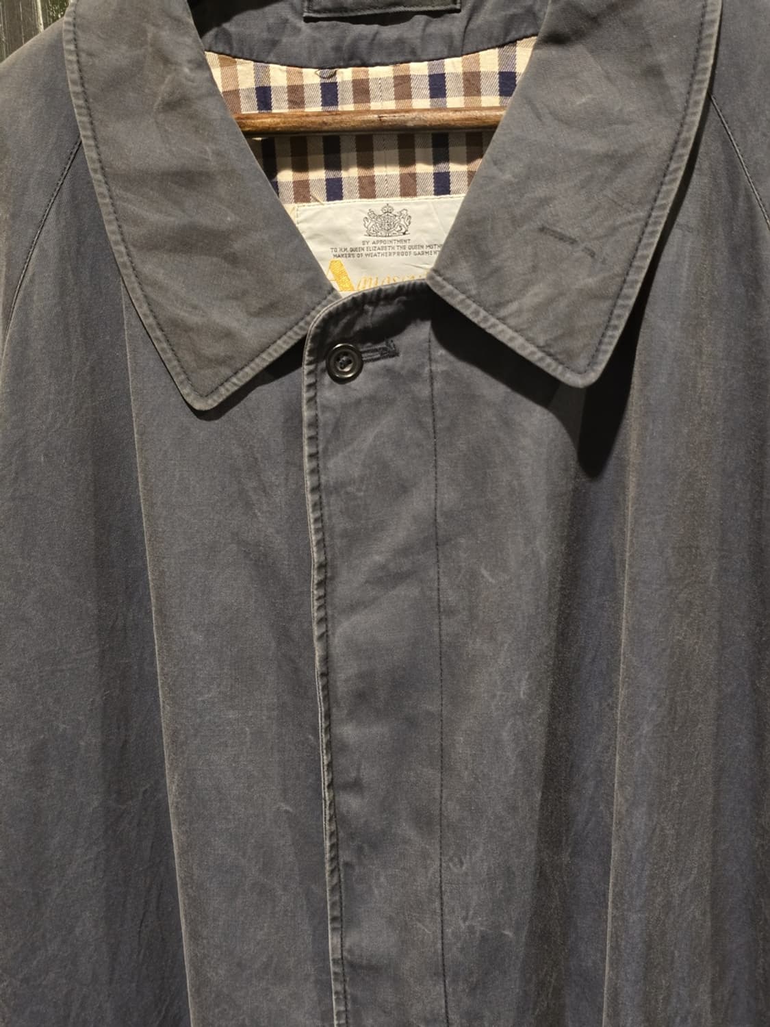 90s Aquascutum of London Balmacaan Coat  상품이미지2