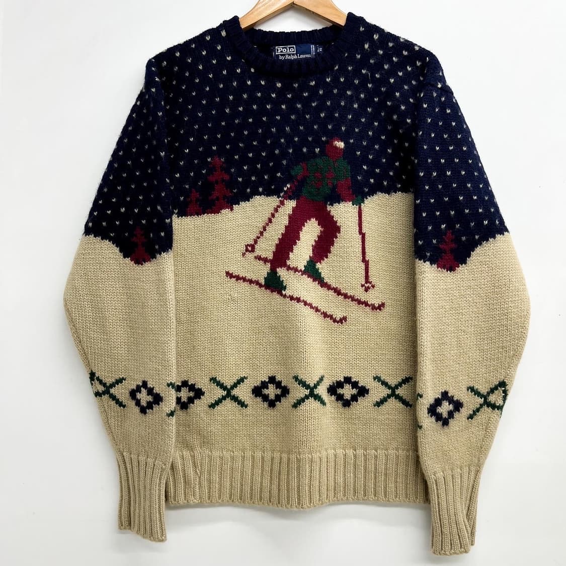 폴로랄프로렌 90s 스키맨 노르딕 헤비 울니트 상품이미지3