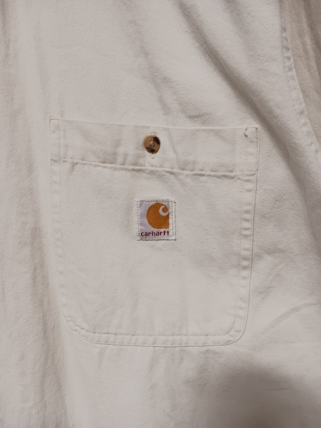 칼하트 베이지. 롱슬리브리스 워크셔츠 상품이미지2