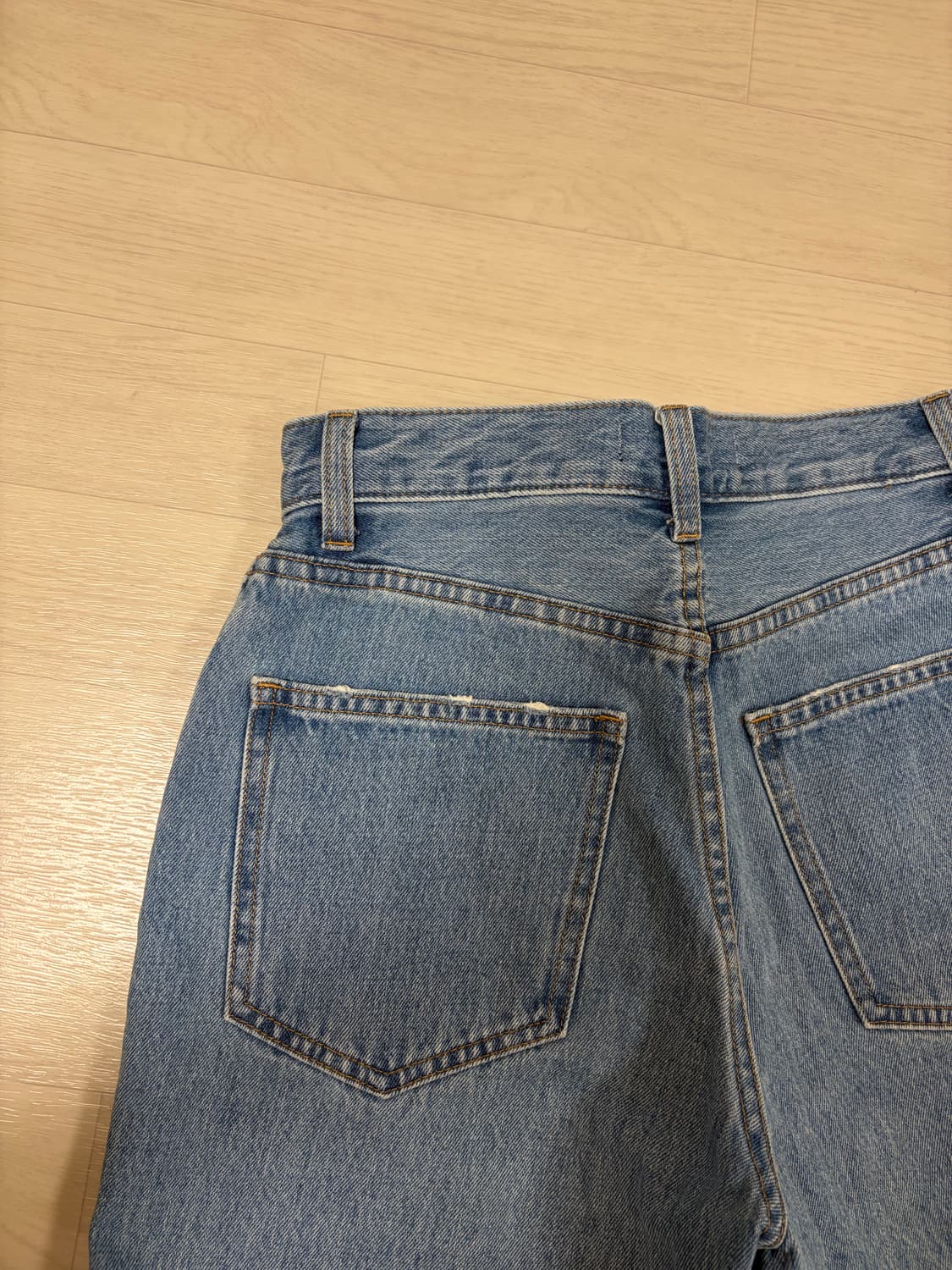 유니클로 청반바지 데님 숏팬츠 상품이미지3