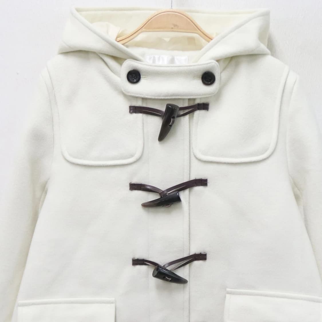 C.O.L.Z.A 숏  떡볶이 후드 코트 63294 상품이미지3