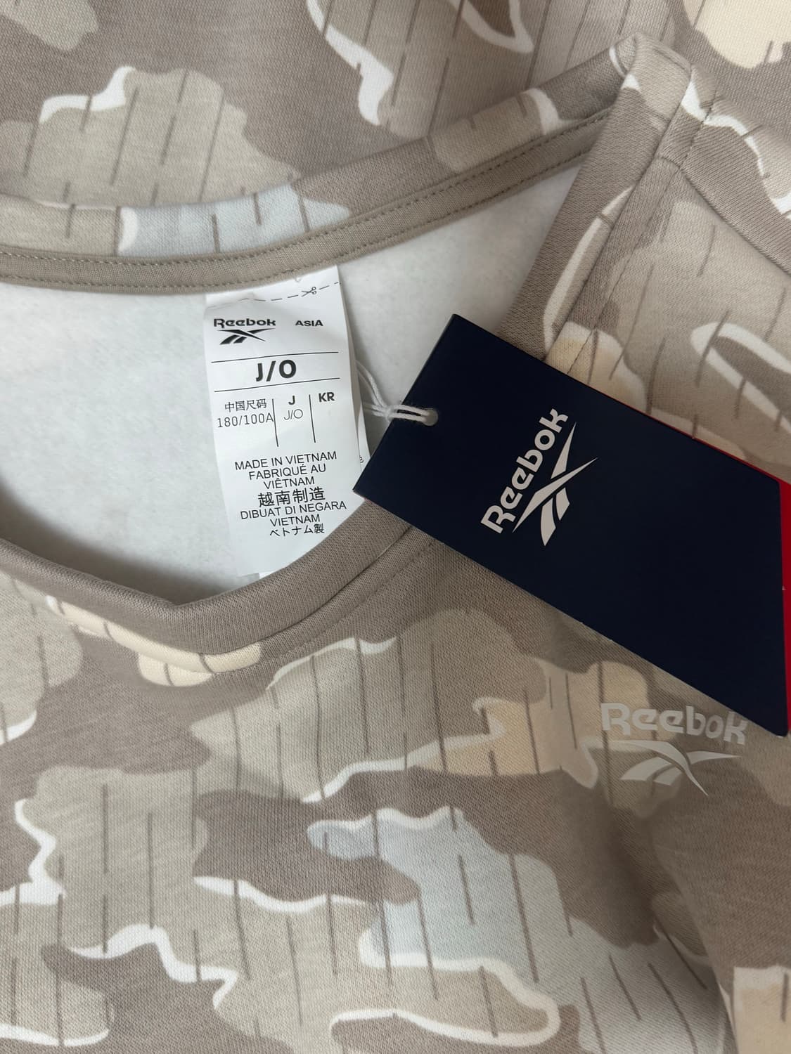 리복 RI 모션 카모 크루넥 맨투맨 상품이미지3