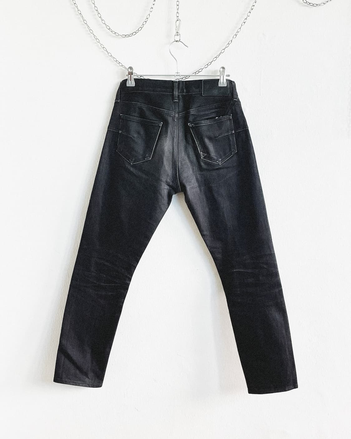 존로렌스설리반 왁스코팅 슬림 스트레이트핏 데님 상품이미지8